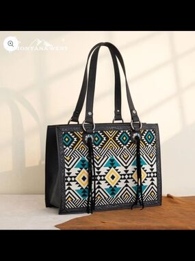 Montana West Aztec Tapestry Concealed Carry Tote